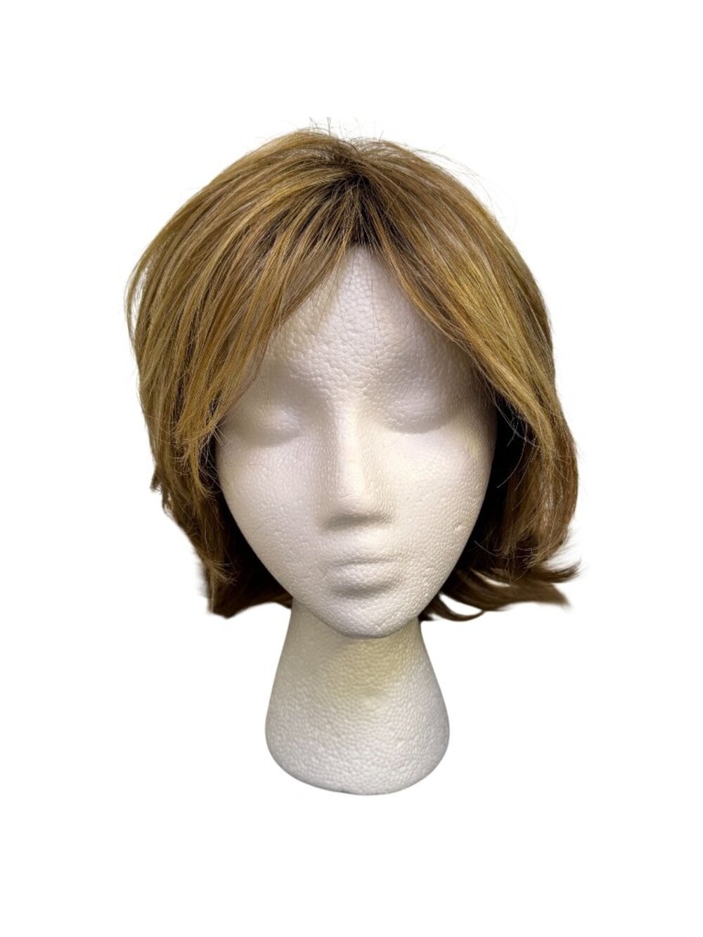 Rene Of Paris Short Bob Wig In Red/Blonde Highlights